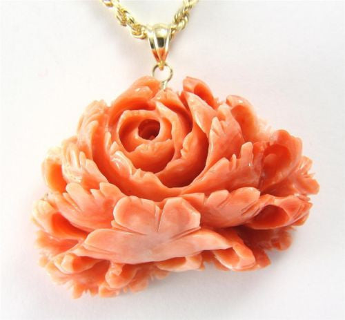 Carved 2025 coral jewelry