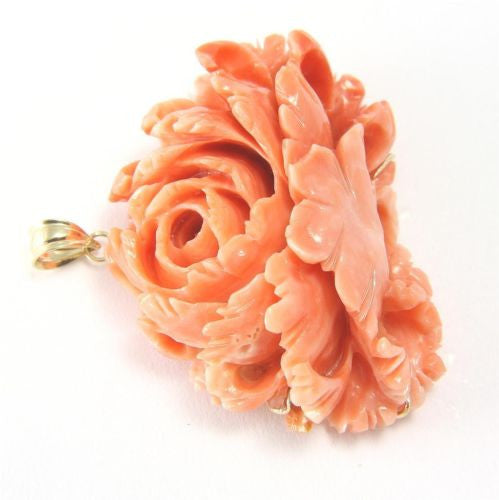 Coral 2025 rose pendant