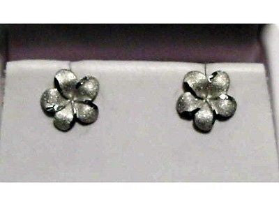 14K White Gold University of Louisville X-Small Post Earrings by LogoArt