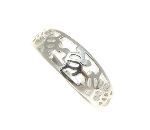 925 STERLING SILVER HAWAIIAN 5 CUT OUT HONU SEA TURTLE RING SIZE 3 -10