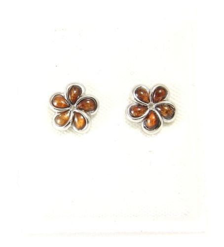 Koa wood stud earrings on sale