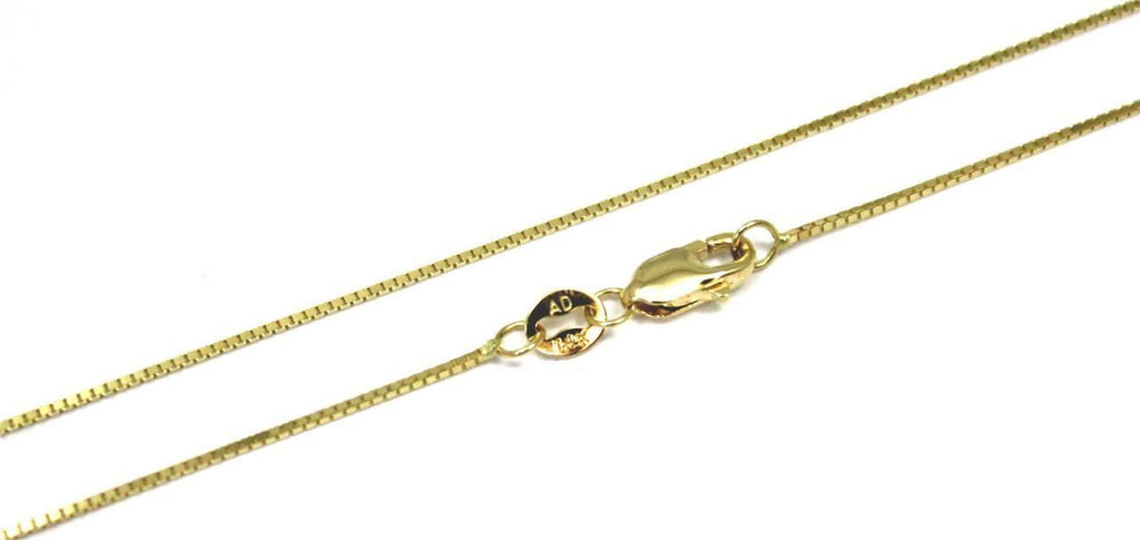Oyster Charm in Gold Large / Charm on 16-18 14K Gold Lightweight Cable Chain - Ring Clasp