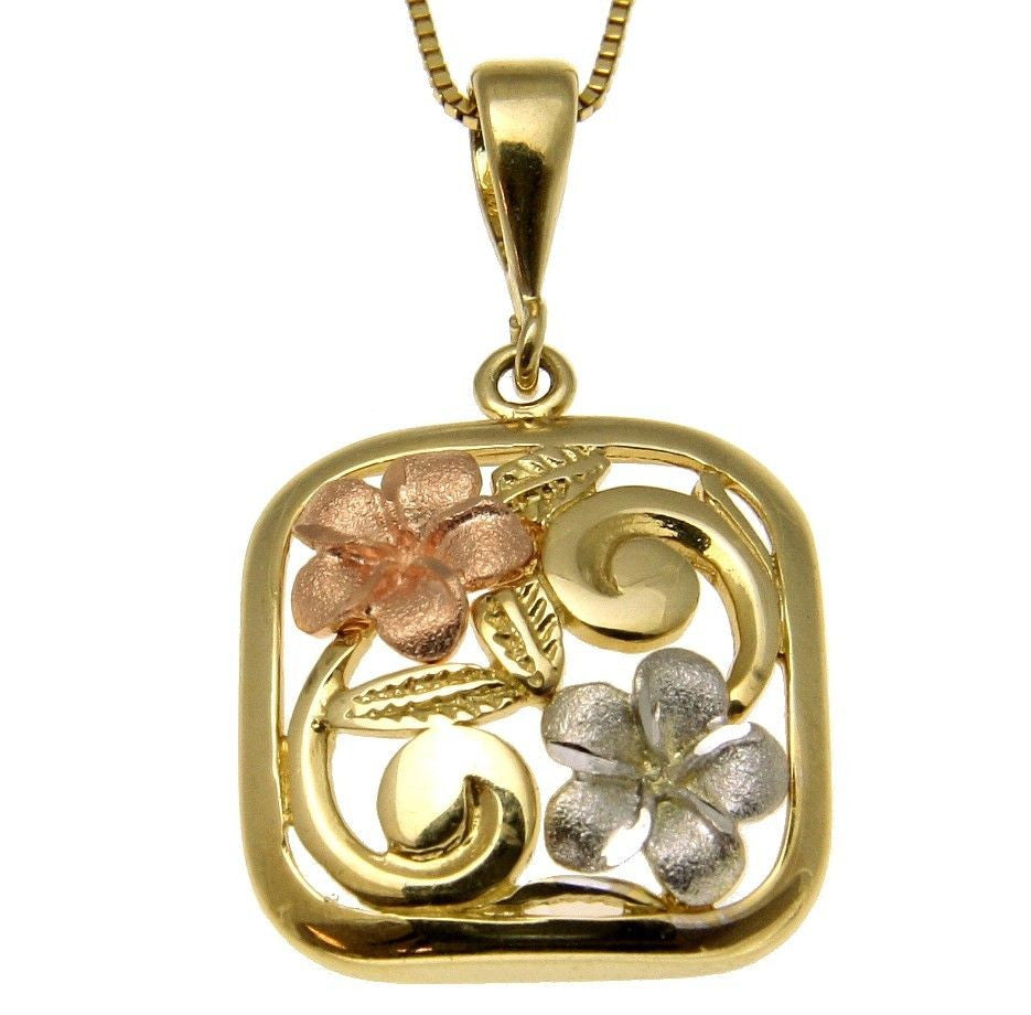 14K Gold Filled Leaf Charm Gold Filled Flower Charms for 