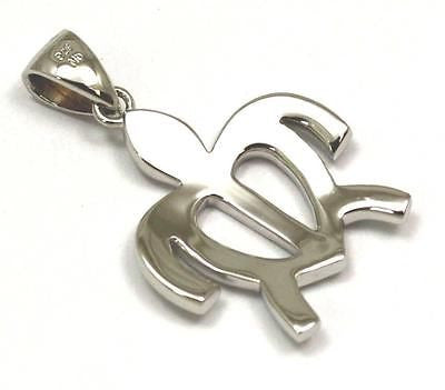 INLAY OPAL SILVER 925 HAWAIIAN HONU TURTLE PENDANT LARGE