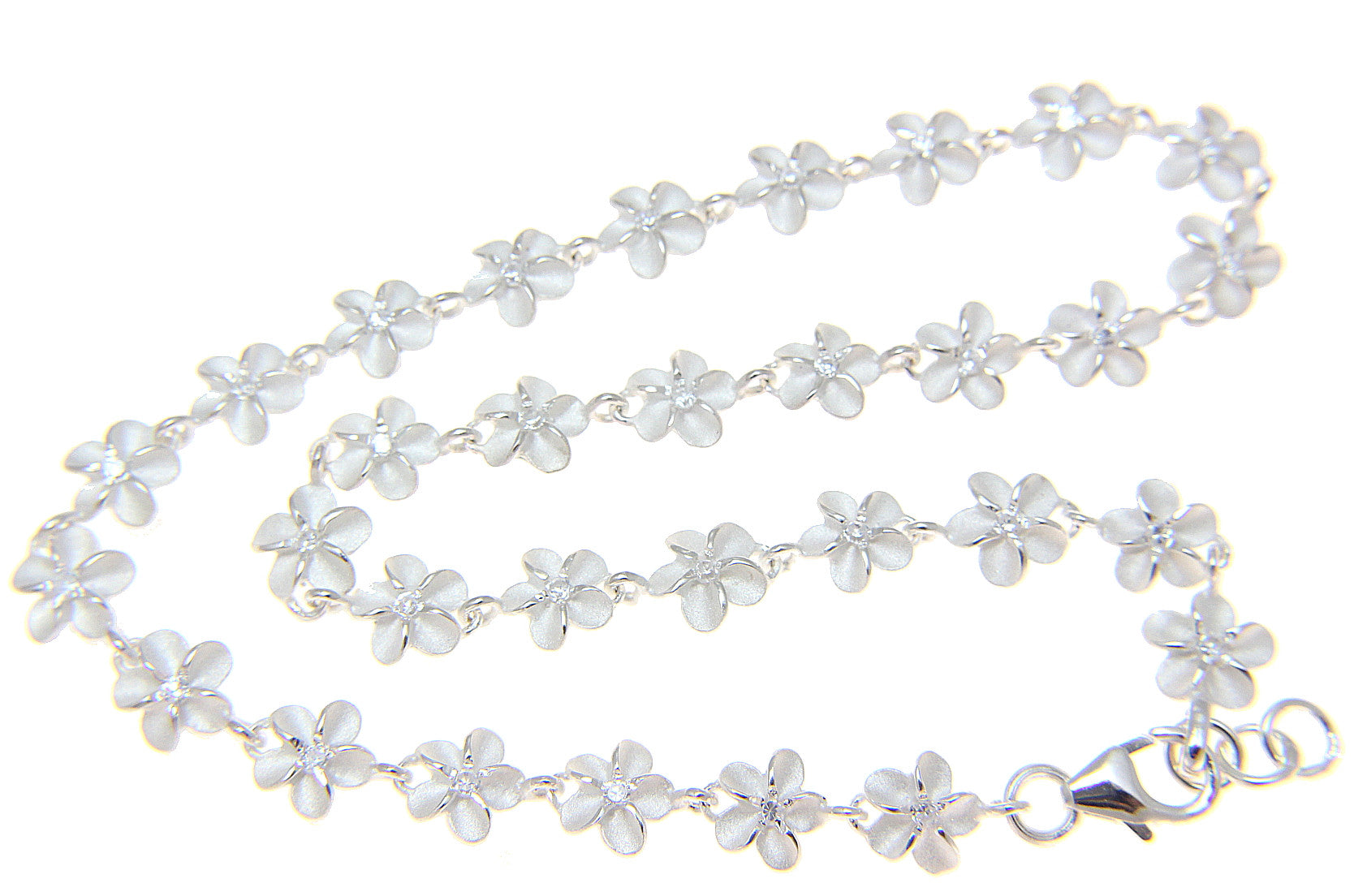 Plumeria anklet hot sale