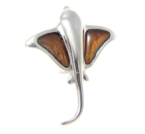 GENUINE INLAY HAWAIIAN KOA WOOD FISH HOOK HOOK EARRINGS SILVER 925 SMA –  Arthur's Jewelry