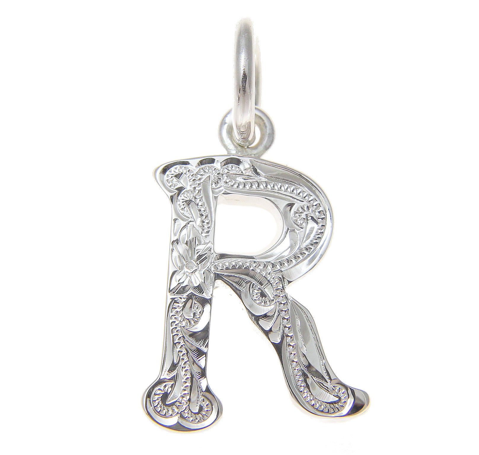 1pc Vintage 925 Sterling Silver Color Letter-R Charms Pendant for Sterling  Silver Bracelet or Bangle Fine Jewelry Gift