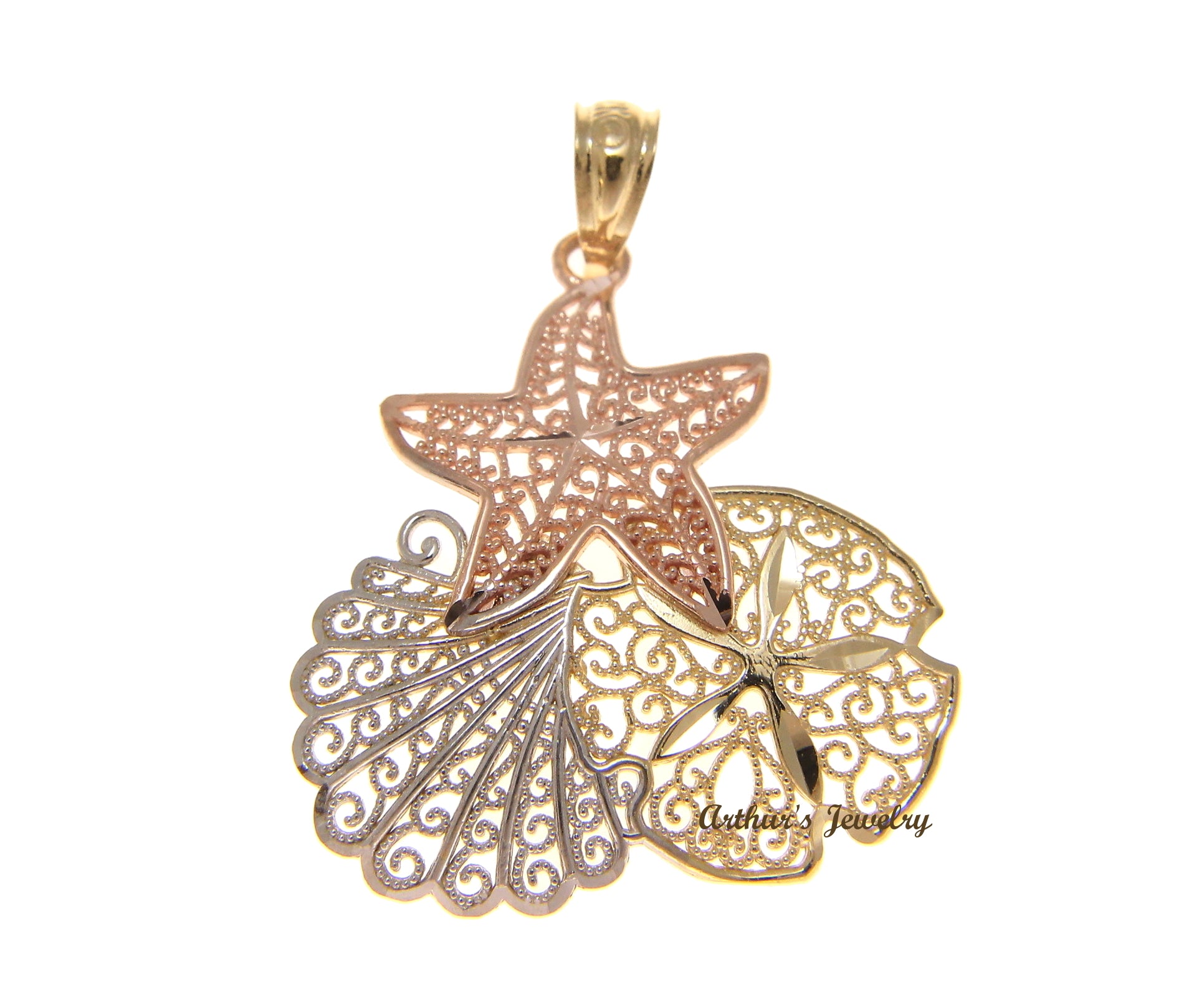 Solid Yellow White Rose Gold Body Jewelry