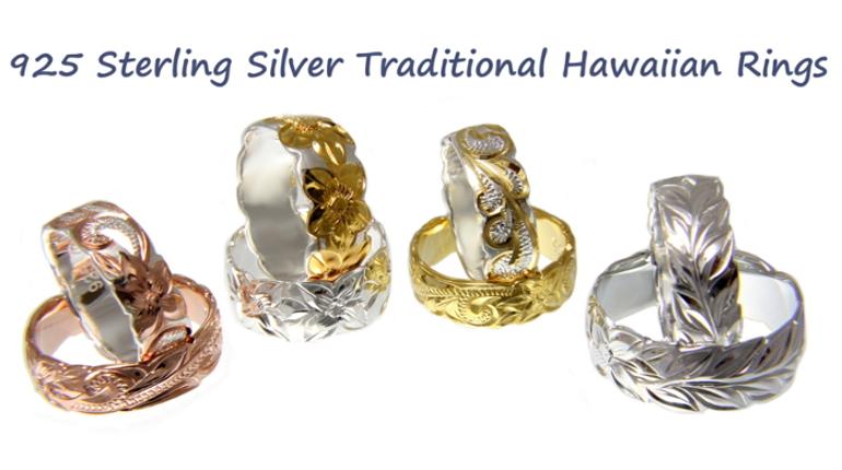 Sterling Silver Hawaiian Rings